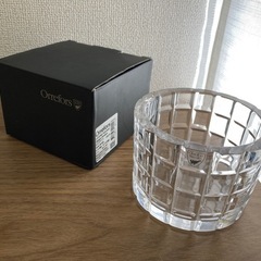 【正規品】Orrefors クリスタルガラス ロックグラス
