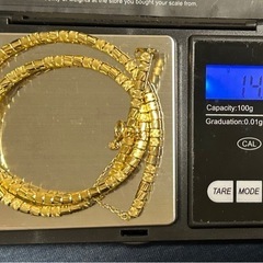 金 K18 ネックレス　アジャスター付きの画像