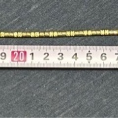 金 K18 ネックレス　アジャスター付きの画像