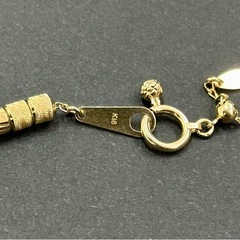 金 K18 ネックレス　アジャスター付きの画像