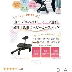 ベビーカーステップ【決まりました】の画像