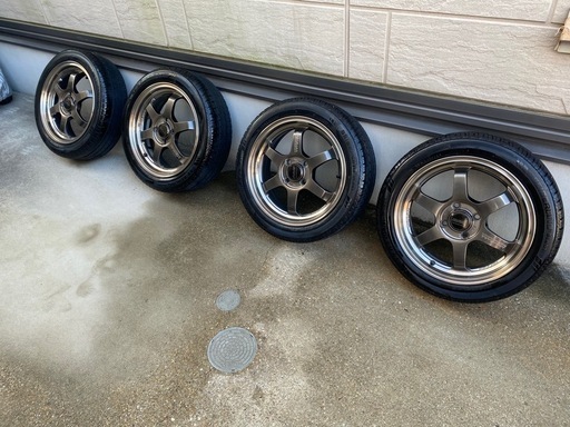 【お取引お話中】RAYS ボルクレーシング　VOLK Racing　TE37  KCR HBハイメタブロンズ  15インチ　5.5J  +45 165/55r15 タイヤ付きホイール４本セット