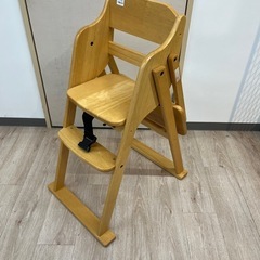 ありがとうございました！⭐️大和屋 木製ワンタッチハイチェア ルチュ 新生児 椅子 木製 折りたたみ ベビーチェア⭐️の画像