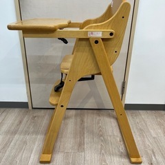 ありがとうございました！⭐️大和屋 木製ワンタッチハイチェア ルチュ 新生児 椅子 木製 折りたたみ ベビーチェア⭐️の画像