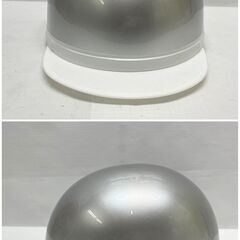 未使用 ユニカー工業 By-Garoo  ヘルメット BH-01 シルバー フリーサイズ  57-60cm用 125cc以下のバイク用 ハーフキャップヘルメット 半帽タイプヘルメット Fの画像
