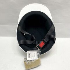 未使用 ユニカー工業 By-Garoo  ヘルメット BH-01 シルバー フリーサイズ  57-60cm用 125cc以下のバイク用 ハーフキャップヘルメット 半帽タイプヘルメット Fの画像