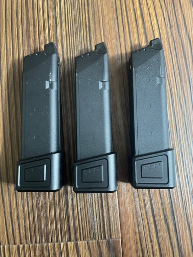 SLR GLOCK19用マガジンエクステンション付きマガジン✖️3本セット