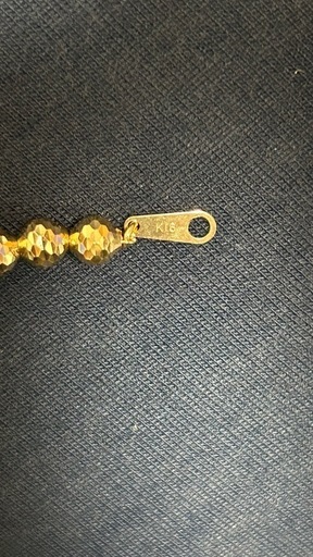 K18 ゴールド ブレスレット シャンデリア メンズ 18cm 11.55g