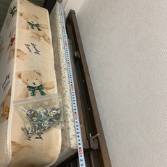 ベビーベッド　マットレス付きの画像