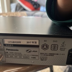 Panasonic DVDレコーダーの画像