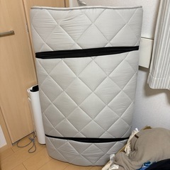 セミダブル　敷布団　グレー