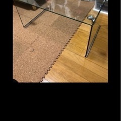 ガラス ローテーブル