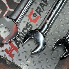 【中古】KTC ネプロス nepros NMS2S-14/12/10 ショートコンビレンチ 3点セットの画像