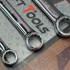 【中古】KTC ネプロス nepros NMS2S-14/12/10 ショートコンビレンチ 3点セットの画像
