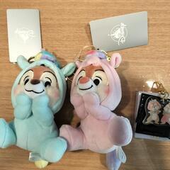 チップとデール　ユニコーン　ディズニー　ぬいぐるみ　アクリルキー...