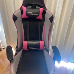 【美品】ゲーミングチェア　オットマン付き