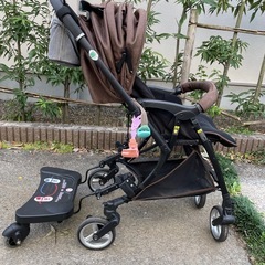 ベビーカーとベビーステップのセット
