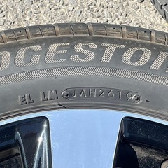 MIRAI 純正7Jx17 ET39 215/55R17 BS ガリ傷なし　美品の画像