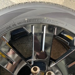 デリカD5 ブラックエディション タイヤホイールセット 新車外し【送料込】 美品 新車外し】デリカD5 ブラックエディション ホイールタイヤ