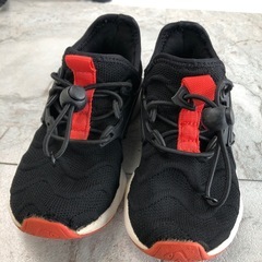 A chilles瞬足アキレスシュンソク　キッズ 18cm ブラック スニーカー 【ZW-004】の画像