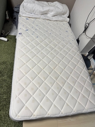 【美品 】ニトリベッドセット シングル　収納付き　マットレス付き