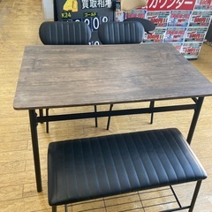 ⭐️オシャレ⭐️DORIS ダイニング4点セット4人用 カフェテーブル ベンチイス KEの画像