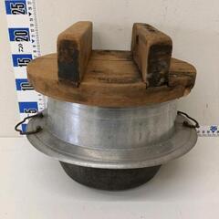 0314-167 羽釜アルミ製　20cm  ししぼたん印　