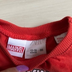 ZARA　MARVEL アイアンマン Tシャツ 12-18ヶ月の画像