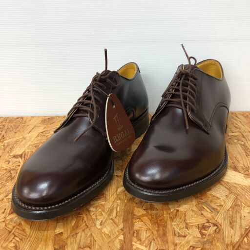 【A568】ビジネスシューズ REGAL ブラウン 25.0cm