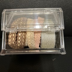 刺繍テープ３本シルバーラメテープ１本
