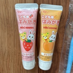 ミキハウス　歯磨き粉　はみがき　仕上げ用歯ブラシの画像