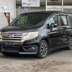 【後期型・後席モニタ・両側電動スライドドア】H24年　ステップワ...