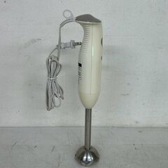 【TESCOM】テスコム Pure Natura THM311 ハンドブレンダー ミキサー ハンドミキサー ホワイト 動作確認済 中古 調理器具 調理家電 Y1107の画像