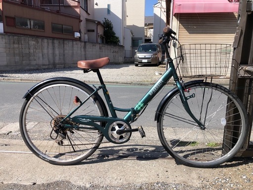 【整備済】6段ギア26インチ折りたたみ自転車