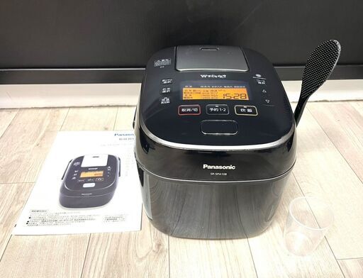 パナソニック Wおどり炊き SR-SPA108 炊飯器 5.5合炊き 2018年製