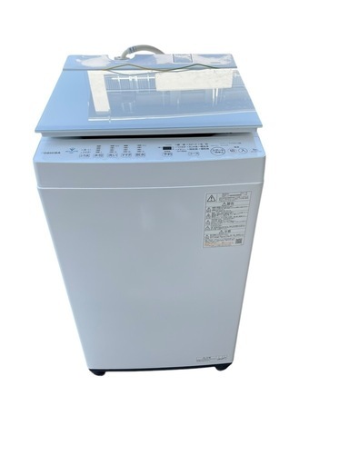 ☆TOSHIBA 東芝 ZABOON 全自動洗濯機 6.0kg ウルトラファインバブル洗浄 低騒音設計 AW-6DH1 2021年製 取説付き