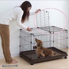 アイリスオーヤマコンビネーションサークル【犬、猫、小動物、ペット】の画像