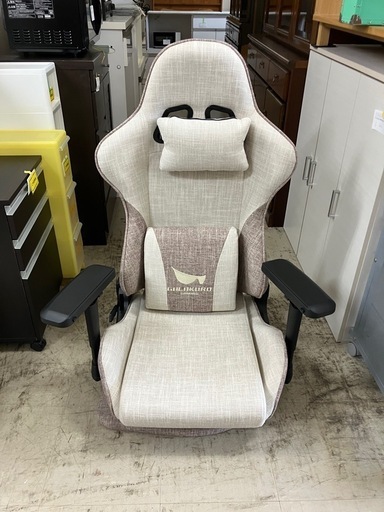 K2503-441 GALAKURO ゲーミングチェア 座椅子 リクライニング有り 360度回転 キズ汚れ有り