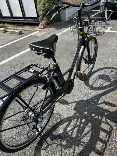 美品✨電動ステップクルーズ　ブリヂストン　 電動アシスト自転車 オリーブグリーン ２６✨