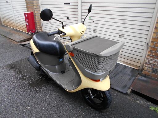 レッツ4　バスケット　FI　Vベルト・ウエイトローラー・プラグ・バッテリー・前タイヤ新品　Eオイル交換済