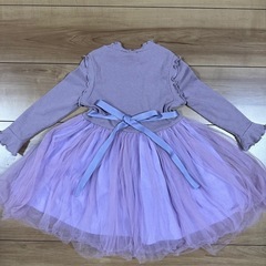 『交渉中』子ども服　パープルドレス　100㎝　の画像