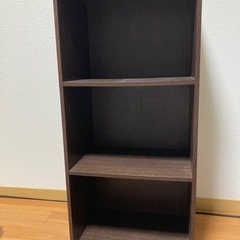 3段カラーボックス