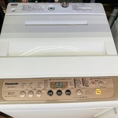 ⭐️新生活応援キャンペーン⭐️パナソニック 洗濯機 6.0kg 2018年製