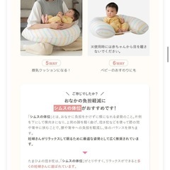 抱き枕　授乳まくら　たまひよの画像