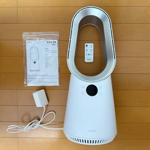 タワーファン 扇風機 羽なし DCモーター サーキュレーター xr-fan04