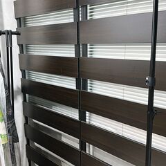 【美品】壁面収納突っ張りラダーシェルフ（2セット）の画像