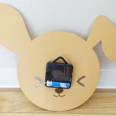 【取引終了】うさぎの壁掛け時計の画像