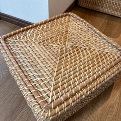 カゴ　網の画像