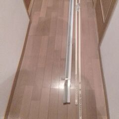ブラインド　巾約170cm　カーテンレール2本　180cmと17...