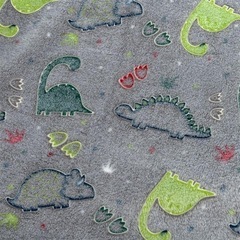 【新品】光る ブランケット蓄光 毛布 子供 キッズ フランネル 柔らかい 恐竜 大の画像